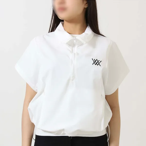 어뉴 버터플라이 반집업 아노락 여성반팔