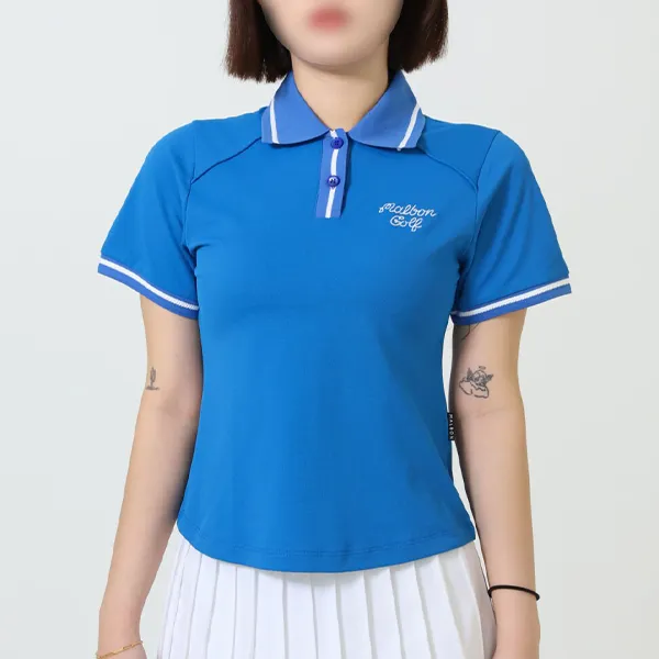 말본 트래블 피케 폴로 티셔츠 -여성골프반팔