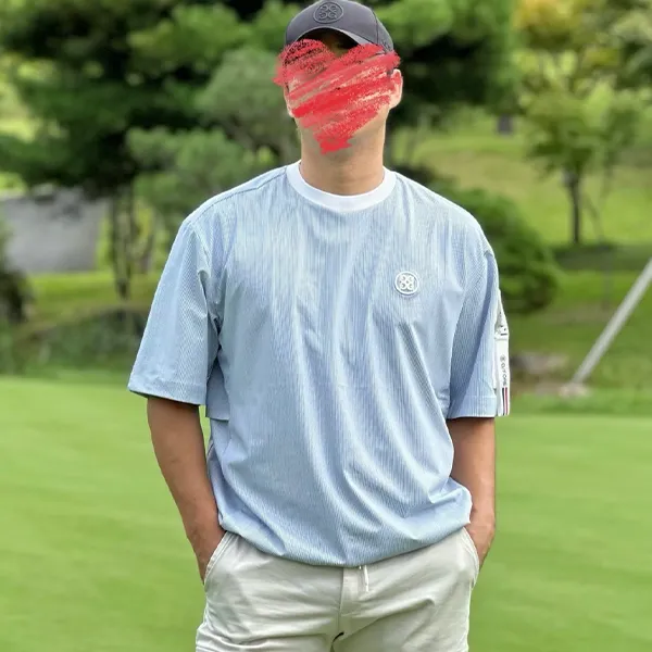 지포어 씨어써커 라운드 티셔츠 (MEN)