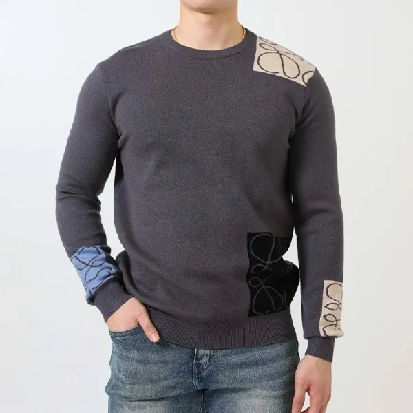 로에베 수입 아나그램 크루넥 스웨터