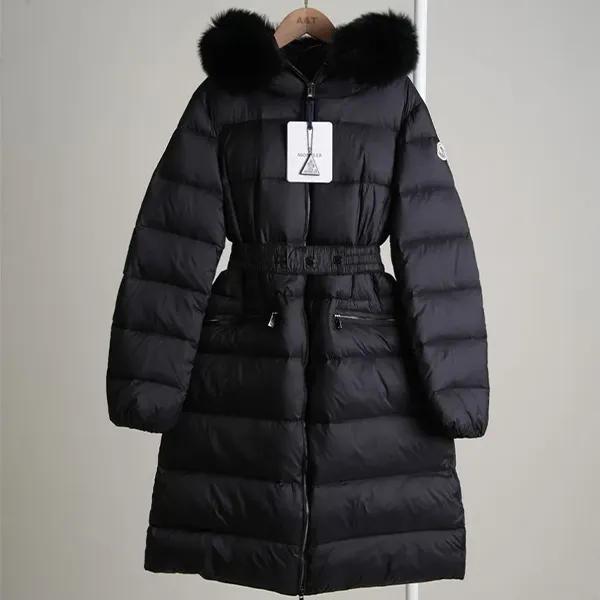 1-1 몽클레어 보에딕(Moncler Boedic) 폭스퍼 여성 롱 다운 자켓