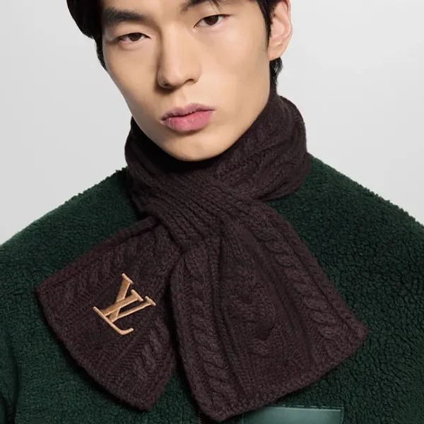 루이비통 온리 LV (Only LV) 미니 케이블 머플러 (남여공용) 🍀#3245