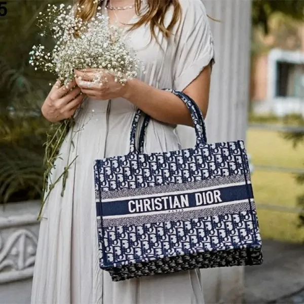 크리스찬 디올 오블리크 북 토트백 미디움 #0185