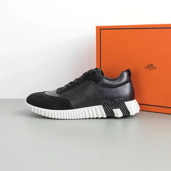 에르메스 바운싱 스니커즈 카프스킨 스웨이드 고트스킨 & 누아 신상입고💢 #신발 #12611