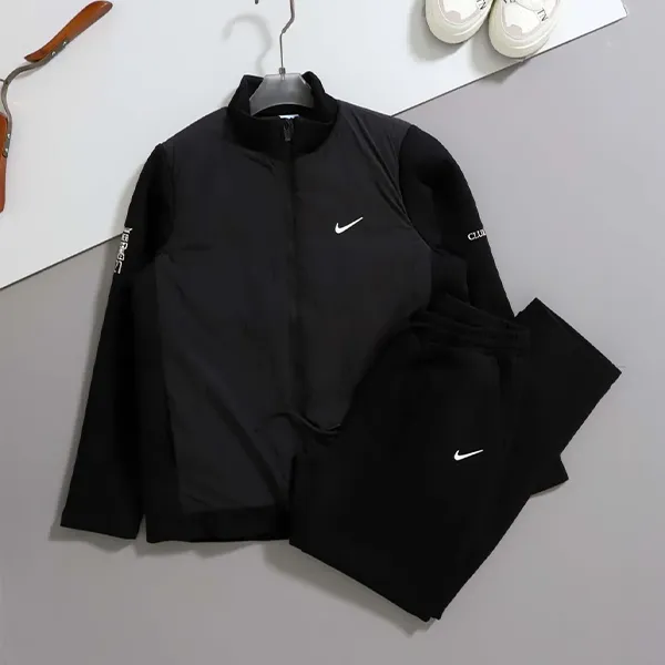 나이키x녹타 [ N × NOCTA ] 수입 AWR 크루넥 집업 패딩 자켓 & 기모 트레이닝 팬츠 set #남성세트 #골프트레이닝셋