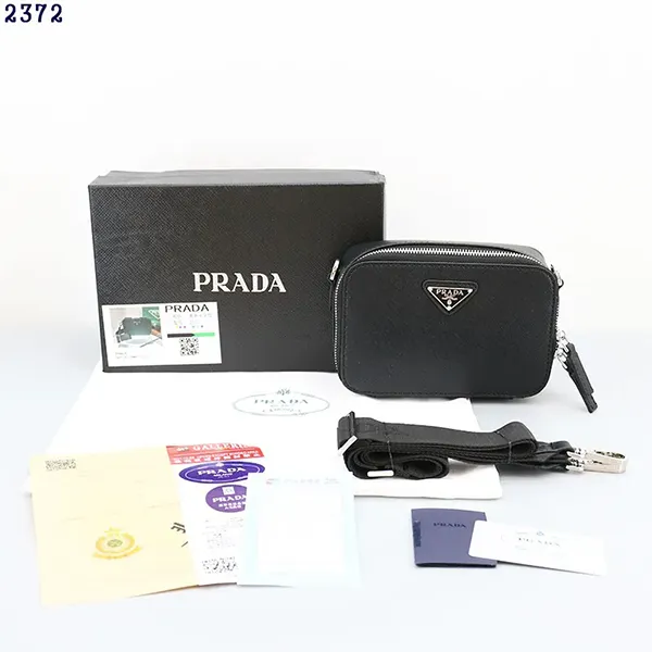 프라다 사피아노 레더 브리크 백 #2372