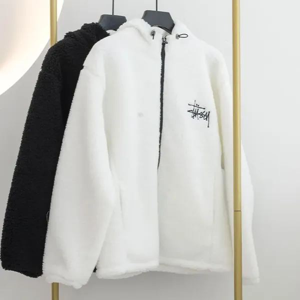 스투시 융기모 백 로고 보아 플리스 풀집업 후드 자켓 신상입고💢 #상의 #자켓 #12146