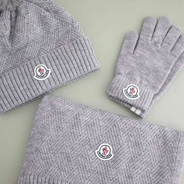 몽클레어 클래식 웜 후드 목도리 장갑 3종 세트 신상입고💢 #모자 #머플러 #장갑 #세트 #9709
