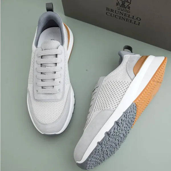브루넬로쿠치넬리 스웨이드 메쉬 로우 스니커즈 신상입고💢 #신발 #11498