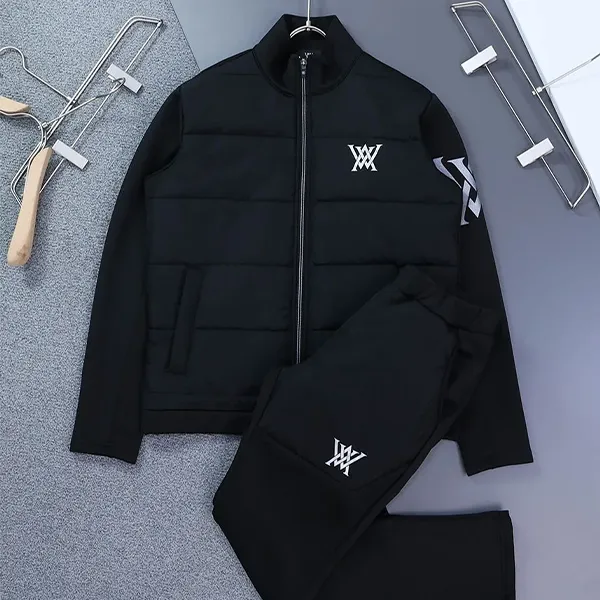 어뉴 골프 엔트리 퀄팅 하이브리드 기모 트레이닝 세트 #3119