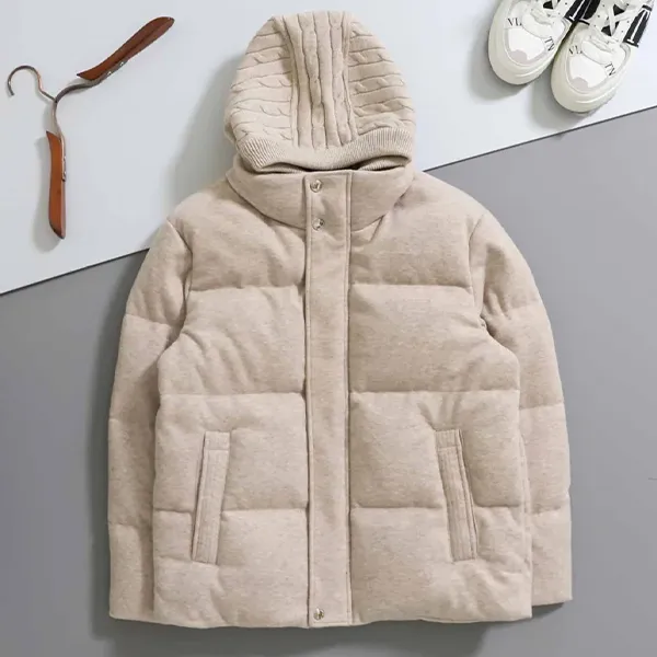 로로피아나 하이엔드 울 믹스 후드 탈부착 다운 점퍼 수입 입고💢 #남성상의 #패딩자켓