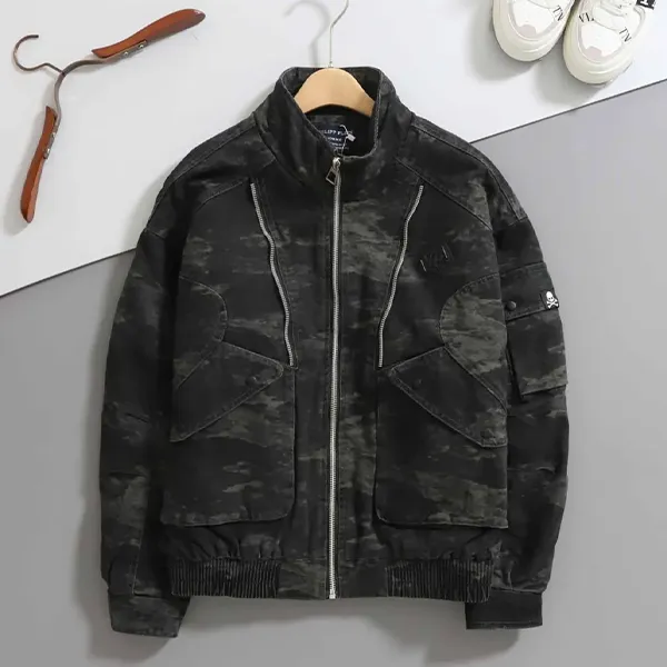 필립플레인 블랙 카모플라쥬 보머 재킷 -색상추가- 입고💢 #남성상의 #자켓