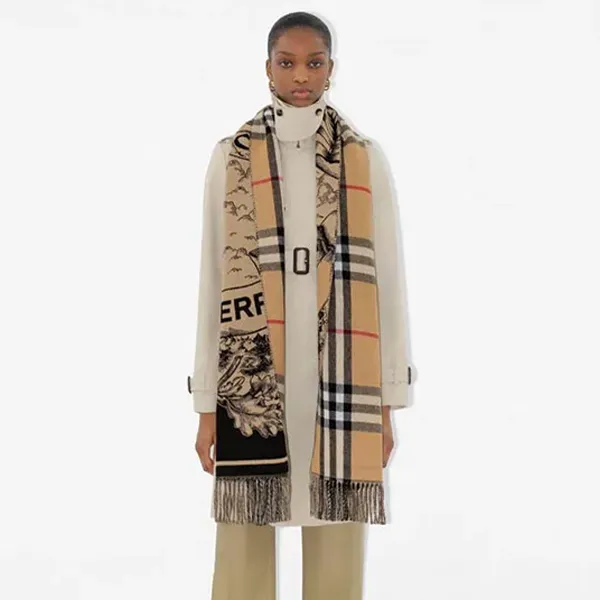 버버리 리버시블 EKD 캐시미어 스카프 수입프리미엄급 신상 입고💢 #태그 #머플러 #12408