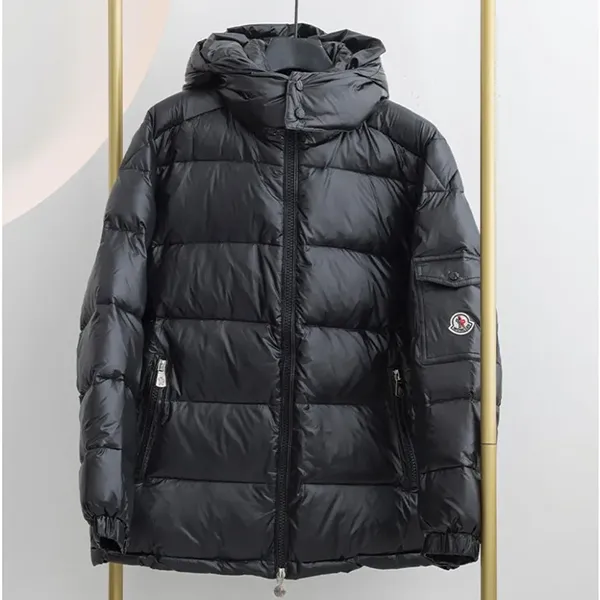 몽클레어 블랙 Moncler Maya 탈부착 후드 쇼트 다운 재킷 신상입고💢 #상의 #자켓 #12258