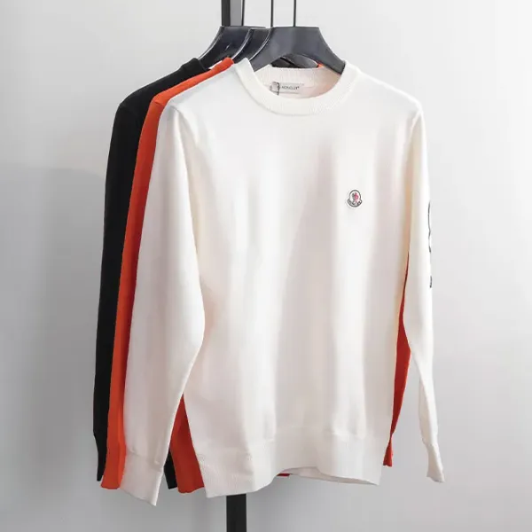 몽클레어 남성 라운드 팔 로고 스웨터 신상입고💢 #상의 #니트 #12614