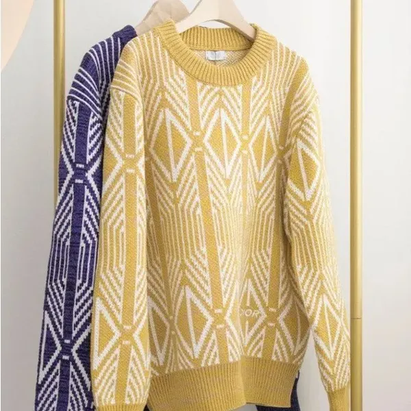 디올 다이아몬드 자가드 니트 신상입고💢 #상의 #니트 #8847