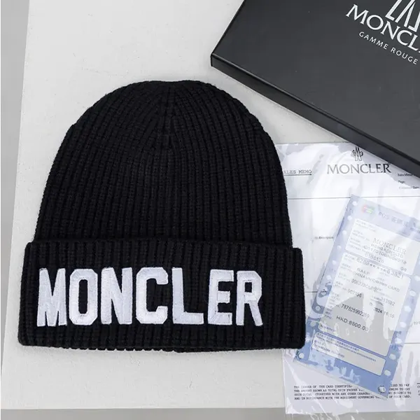 몽클레어 레터링 패치 골지 비니 수입프리미엄급 신상 입고💢#모자 #9048