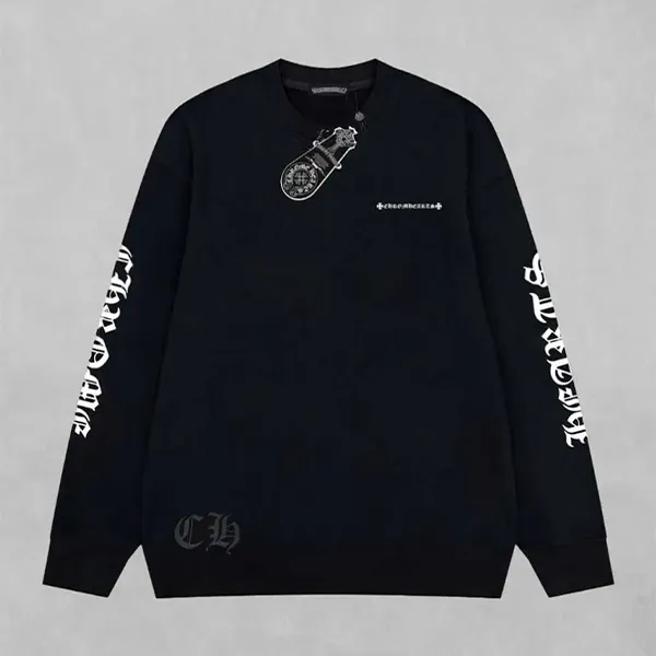크롬하츠 세메터리 크로스 타이어 트랙 롱 슬리브 티셔츠 #2777