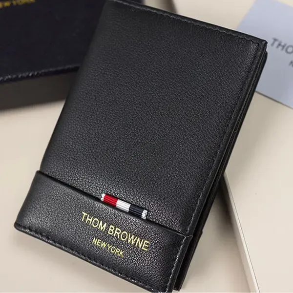 톰브라운 페블 그레인 레더 더블 카드홀더 수입프리미엄급 신상 입고💢#지갑 #5608