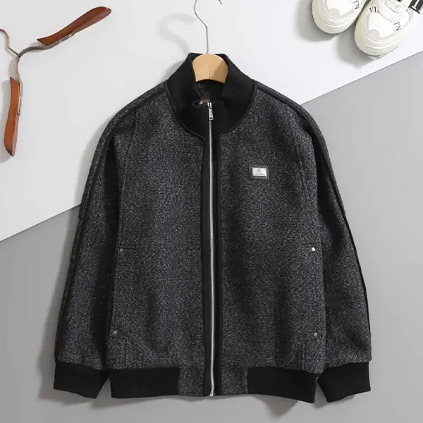 로로피아나 로고 은장패치 하이넥 자켓 #남성상의 #자켓