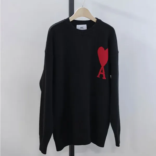 아미 남여공용 빅 하트 로고 니트 신상입고💢 #상의 #니트 #12591