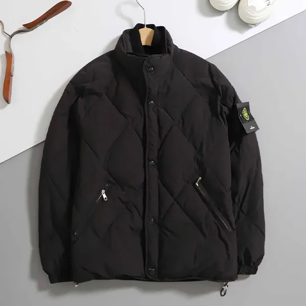 스톤아일랜드 다이아몬드 퀼팅 자켓 입고💢  #남성상의 #패딩자켓