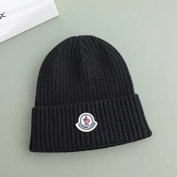 몽클레어 립드 니트 울 비니 블랙 신상입고💢 #모자 #12663