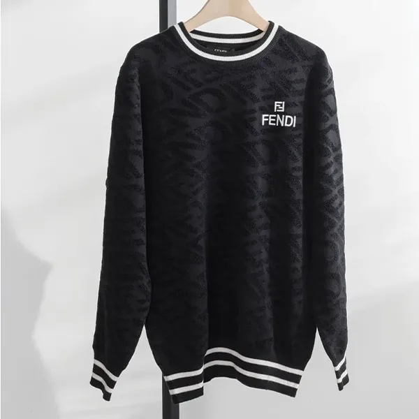 펜디 레터링 로고 라운드 울 스웨터 신상입고💢 #상의 #니트 #12662