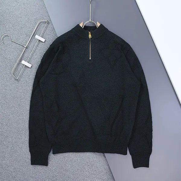 루이비통 모노그램 자카드 울 하프 집업 🍀#3174