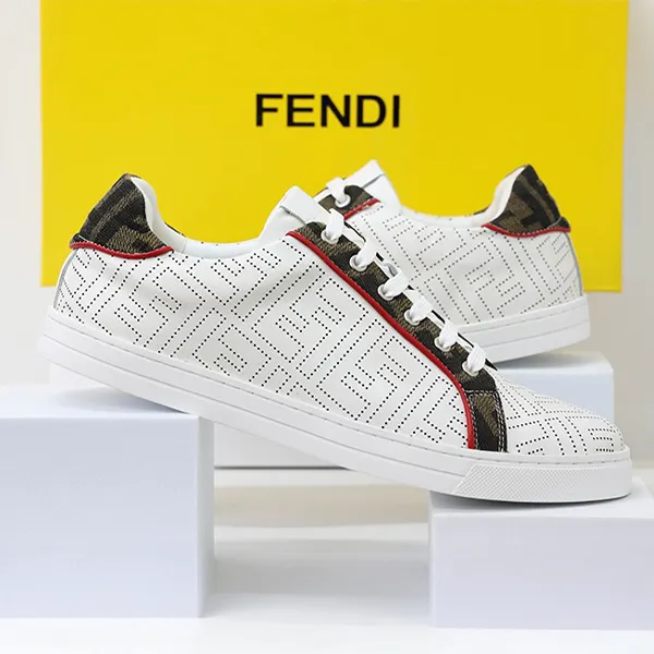 펜디 FF 펀칭 로고 스니커즈 🍀#0424