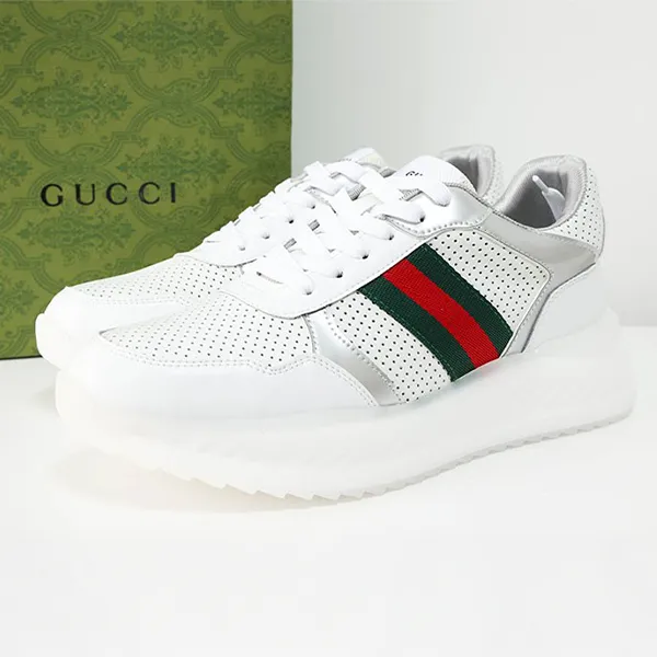 구찌 슈프림 WEB 클래식 로우탑 스니커즈 🍀#2007