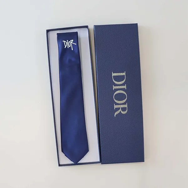 디올x숀스투시 수입 숀 스투시 네이비 실크 넥타이 입고💢 #넥타이 #잡화