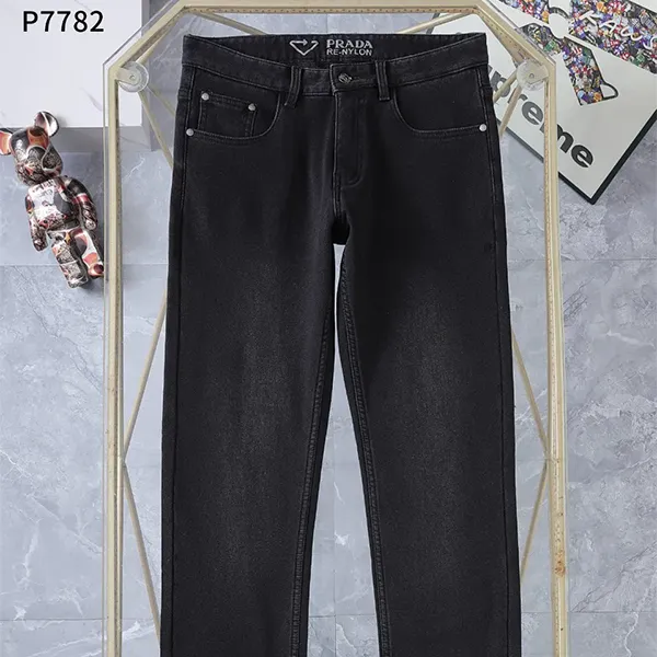 프라다 수입최고급 기모청바지